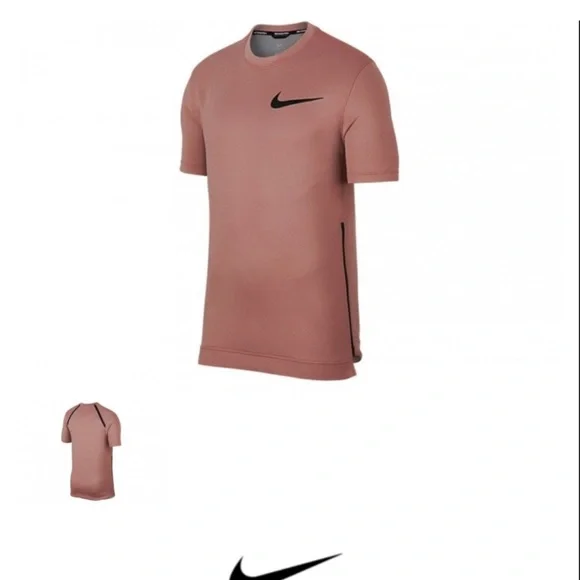 Nike Therma Flex Showtime Crew Mens Shirt Medium Pink Hyper Utility Dri Fit EUC - Picture 3 of 12